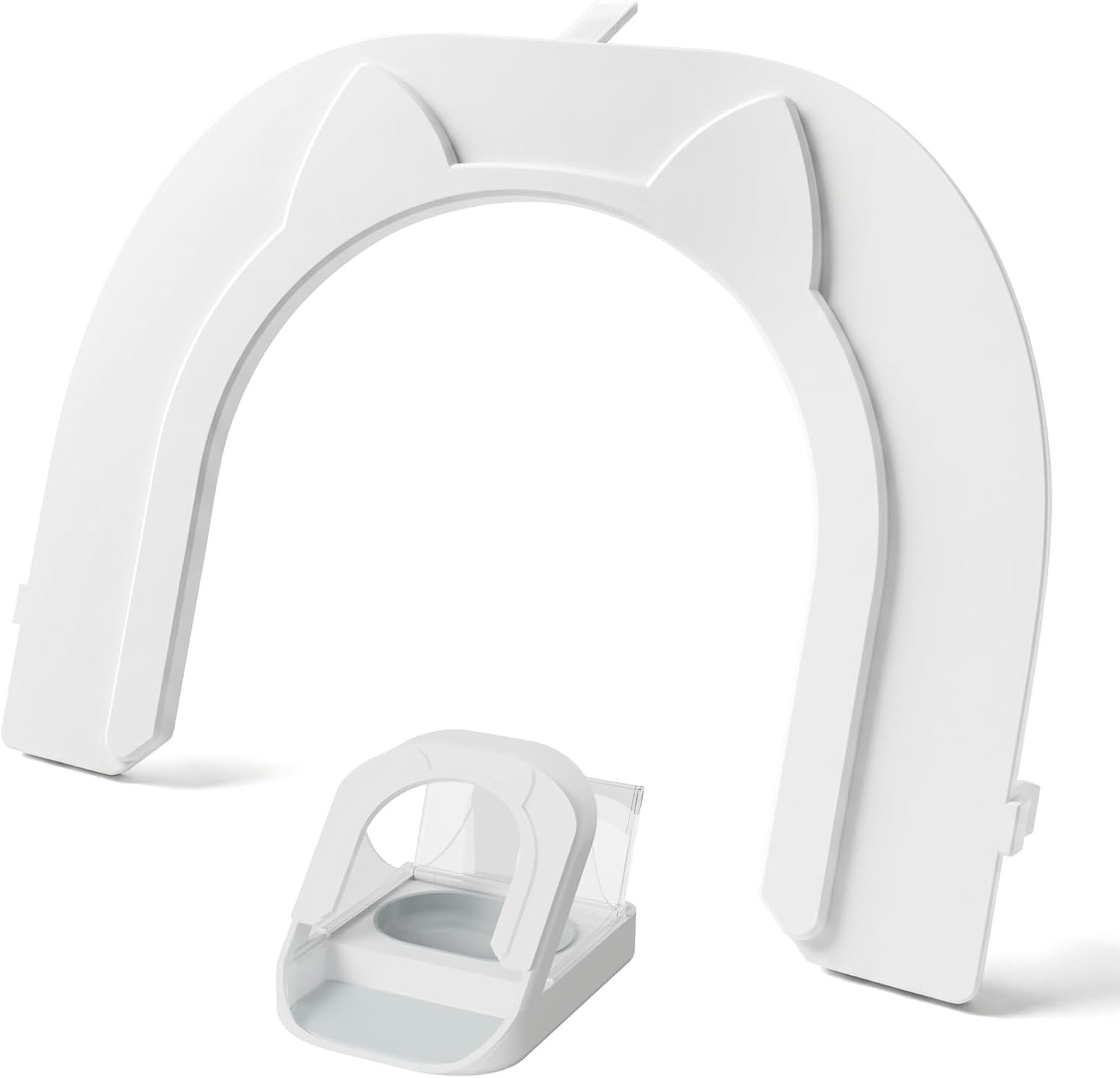 Front Cover for Automatic Microchip Cat Pet Feeder – Prevents Persistent Pet from Getting Food from The Front of The Feeder