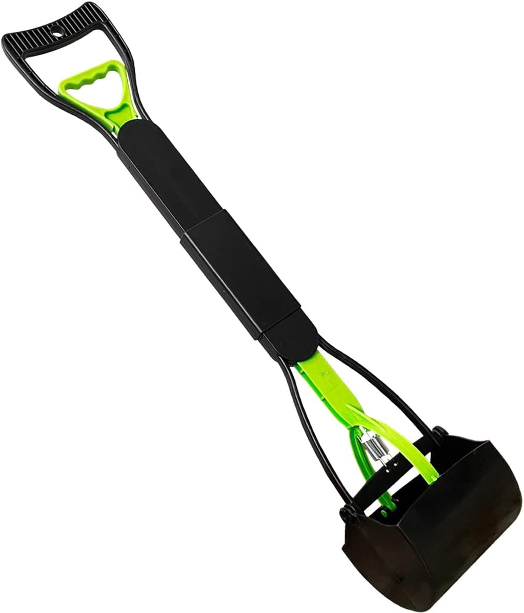 ienjoyed 28″ Large Pooper Scooper for Dogs, Heavy Duty Poop Scooper for Large Medium & Small Dog, Pet Dog Pooper Scooper for Grass & Gravel Pick Up