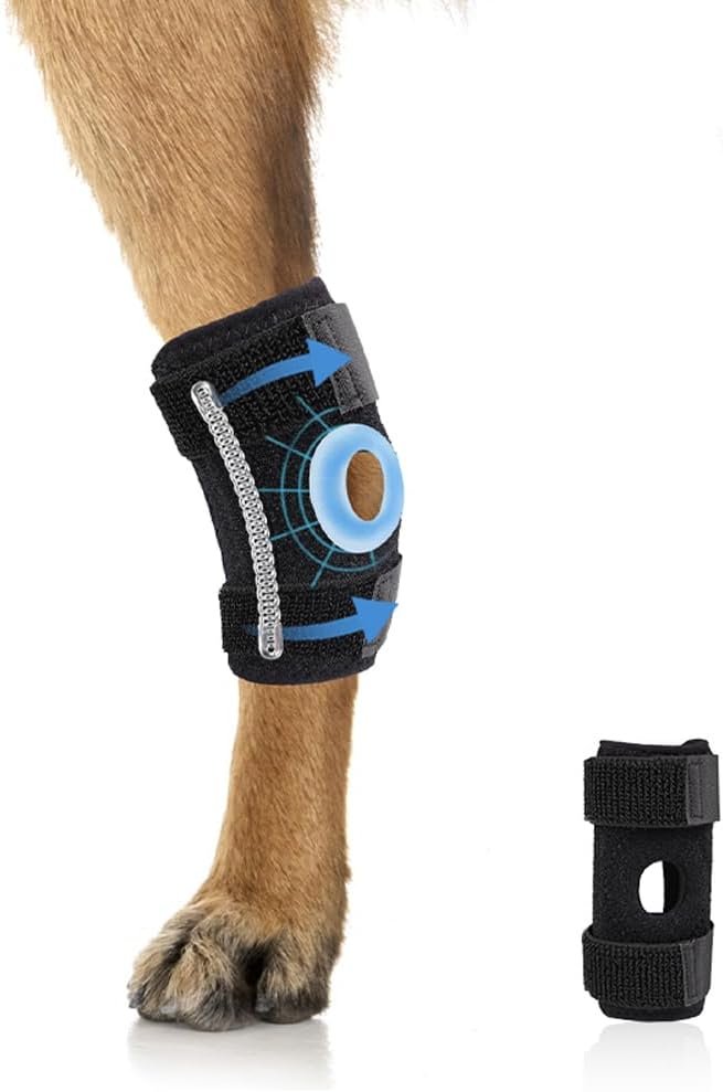 Dog Elbow Protector, Dog Sleeve for Recovery, Protection, and Sprain and Injury Prevention, Dog Knee Pads Offers Elbow Support (1 Pack)