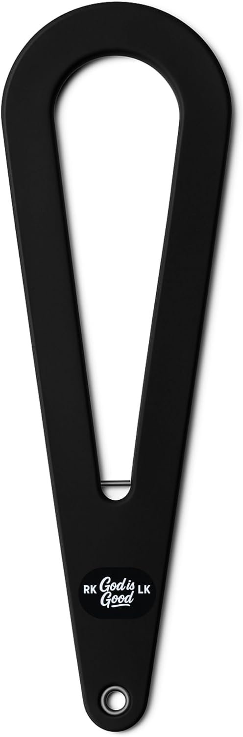 Cat Door Latch Holder – Adjustable Pet Door Strap to Let Cats in While Keeping Dogs & Toddlers Out – No-Tools Installation, Flexible Durable Design Fits Most Door Handles (Black)