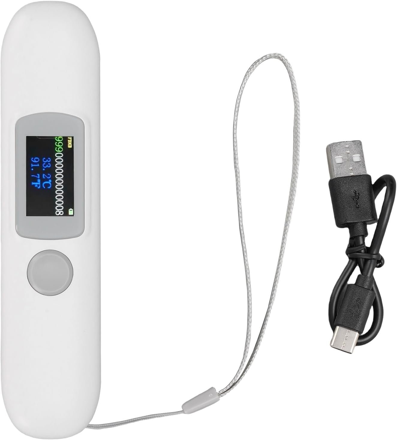 Yoidesu Animal Microchip Tag Reader, Accurate Temperature Readings Pet Microchip Scanner for Animal Management