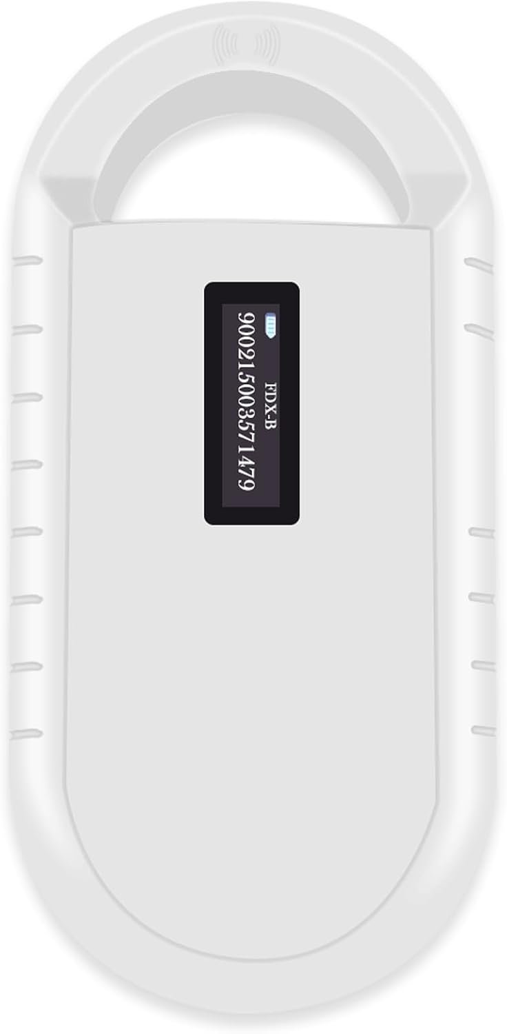 Smoostart Microchip Scanner Compatible with FDX-B/EMID (15/10) Microchip