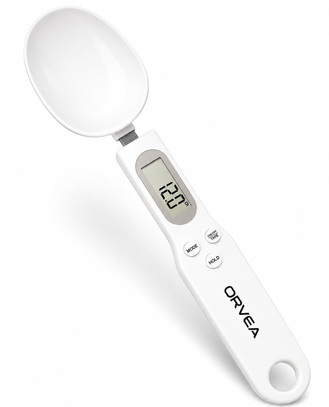 GramIQ Kitchen Electric Digital Weighing Spoon, Food Weight Measuring Digital Spoon Scale, Tare Function, Multi-Unit (g/oz), High Precision