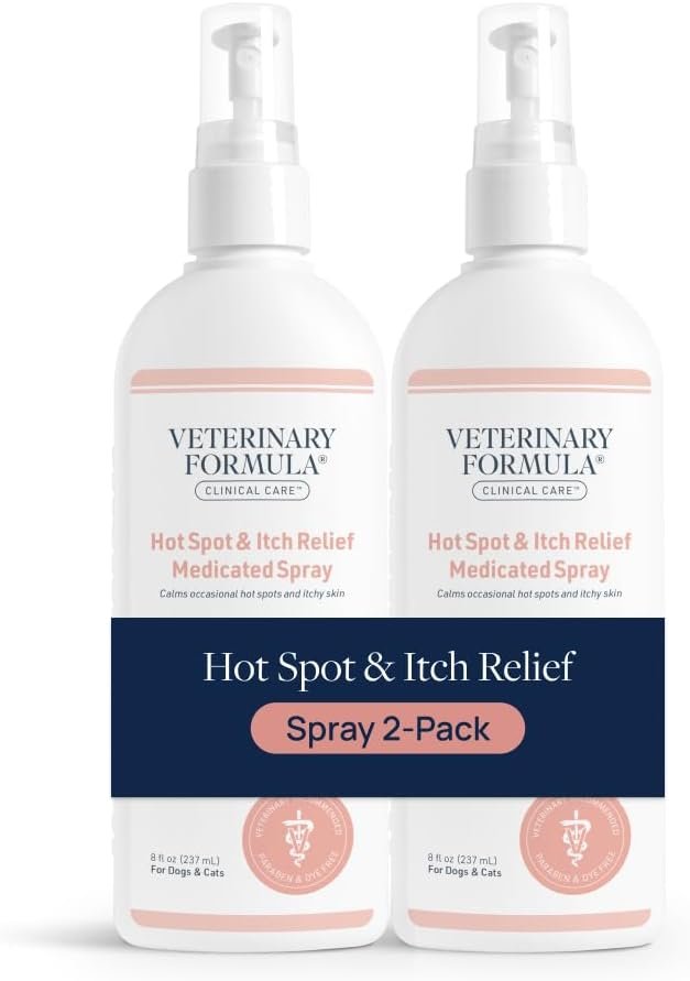 Veterinary Formula Clinical Care Hot Spot & Itch Spray, 16 oz, 2-Pack