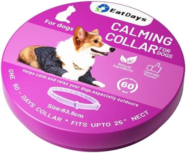 Calming Collar for Dogs Cats, Pheromone Anxiety Relief