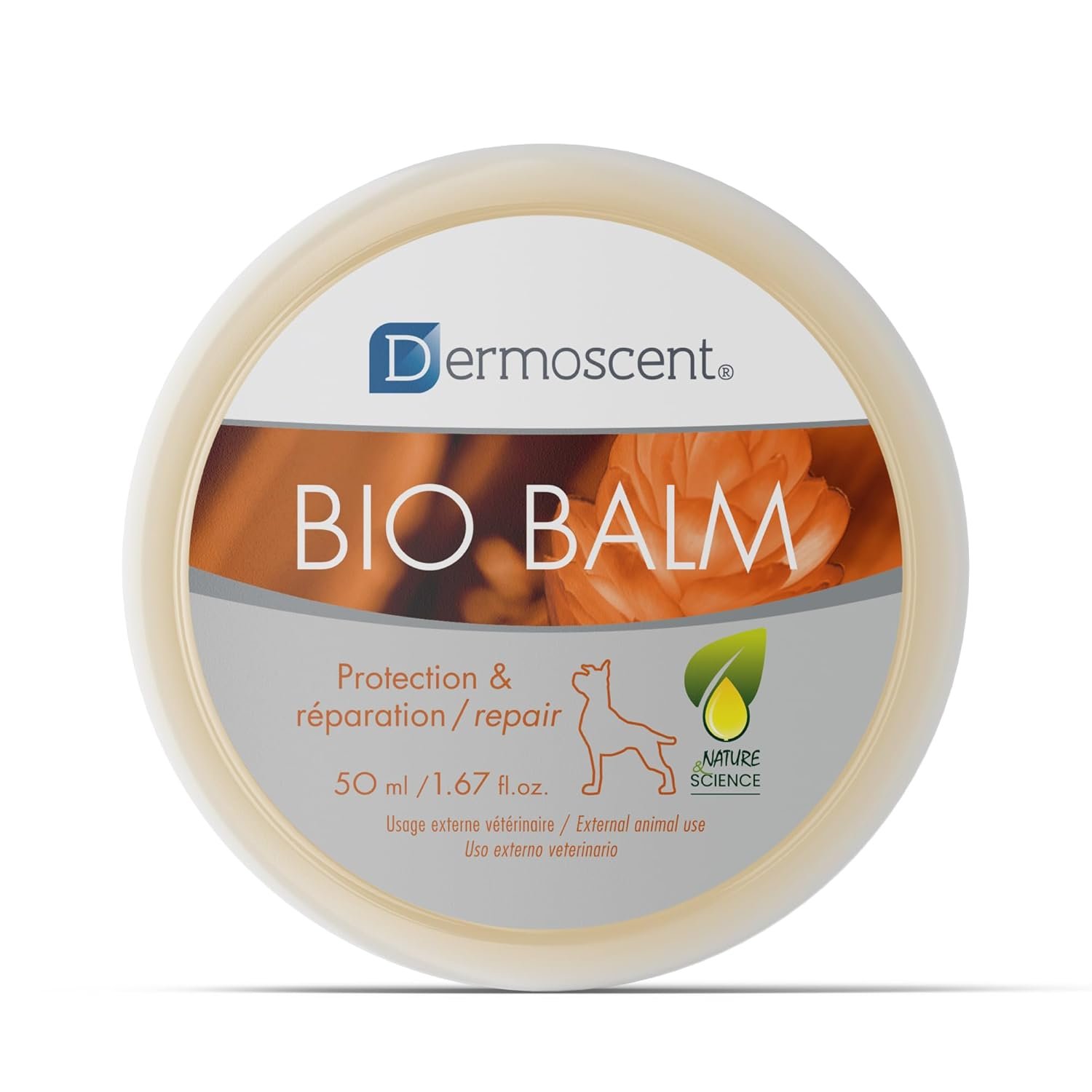 Dermoscent BIO BALM Dog Paw Balm Nose Balm Dry Cracked Skin 50 ml