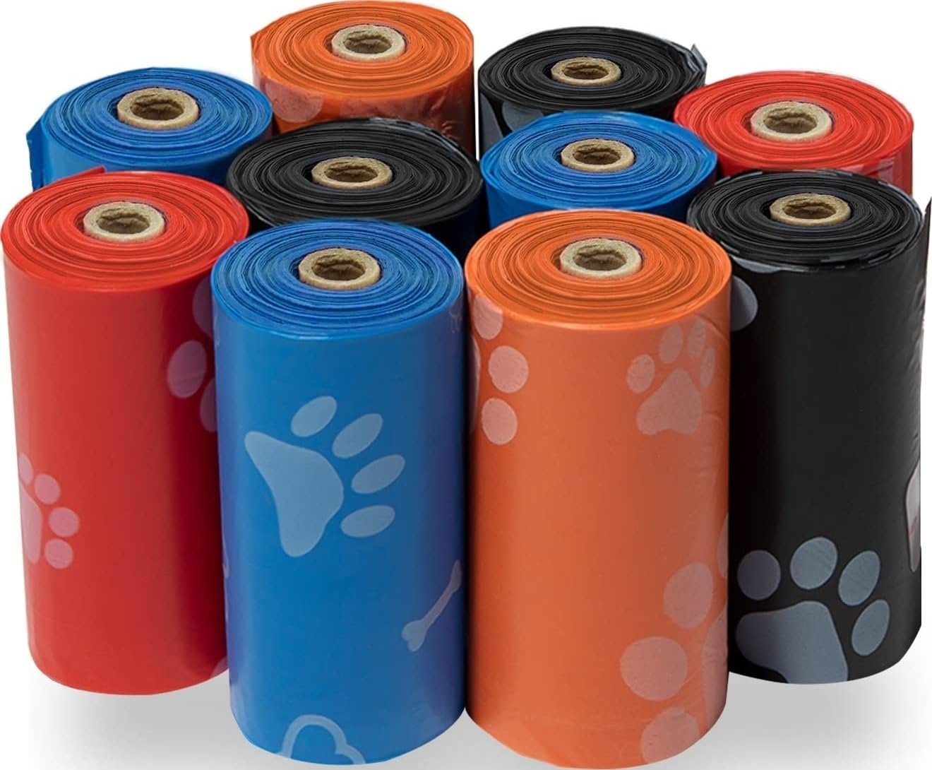 Best Pet Supplies Poop Bags for Dogs – Assorted Colors, 150 Count