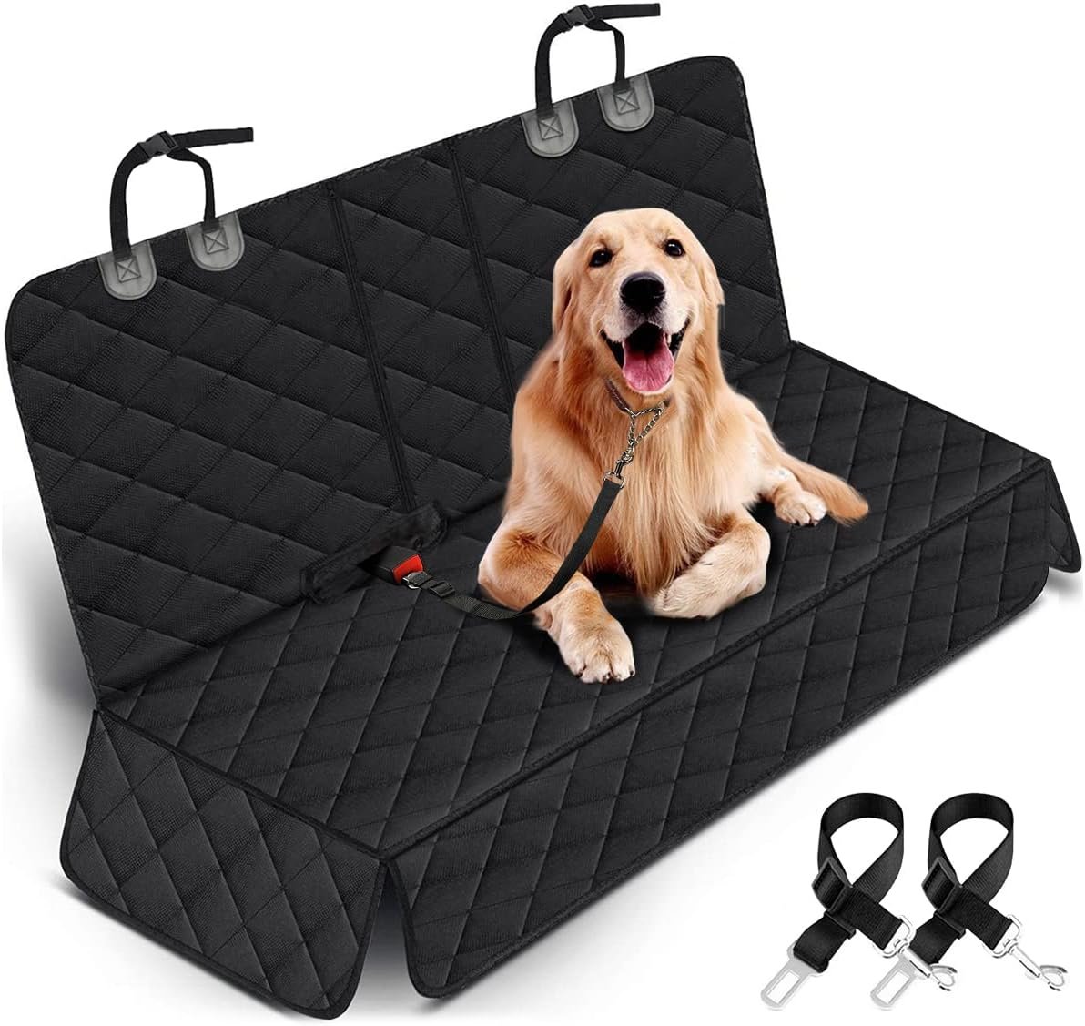 Yuntec Dog Car Seat Cover, Back Seat Cover for Dogs Pet Car Seat Protector