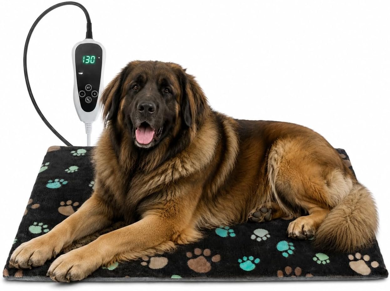 GOLOPET Extra Large Dog Heating Pad 47×30 UL Dual Security Certification