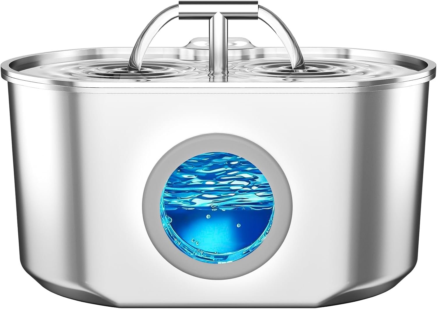 Cat Water Fountain Stainless Steel – 2.2L/74oz Cat Drinking Fountain