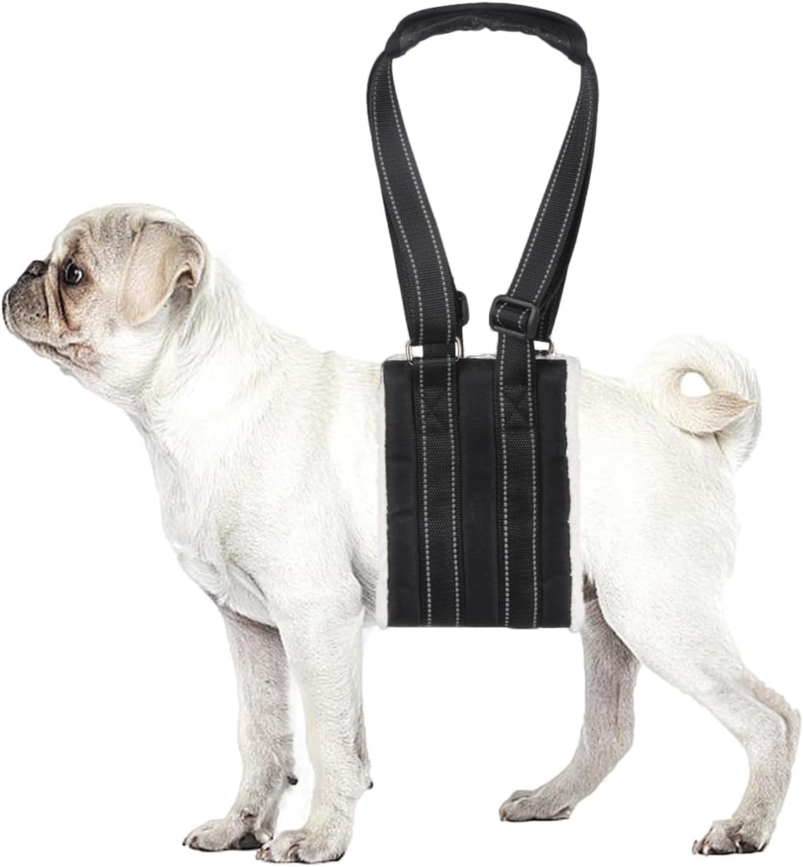 Adjustable Dog Lift Harness Portable Dog Sling for Back Legs (S)