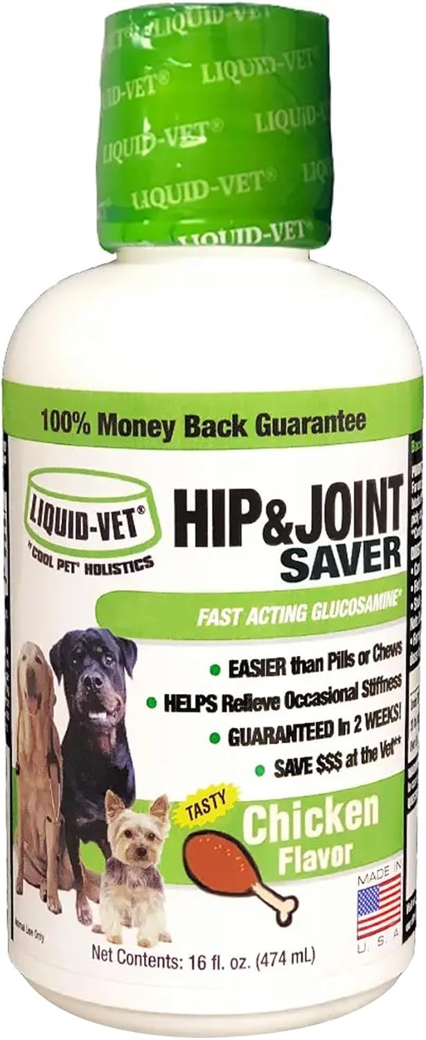 Liquid-Vet K9 Hip & Joint Saver, Chicken, 16 oz