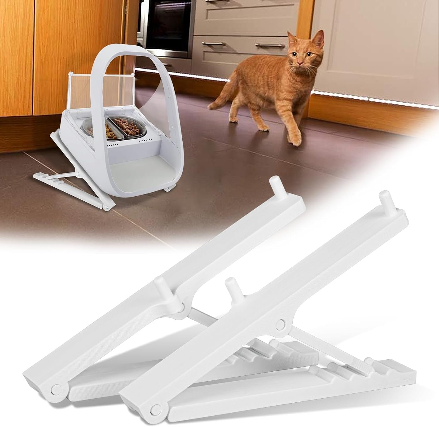 for SureFeed Microchip Cat Feeder, Adjustable Pet Feeder Stand(New Model)