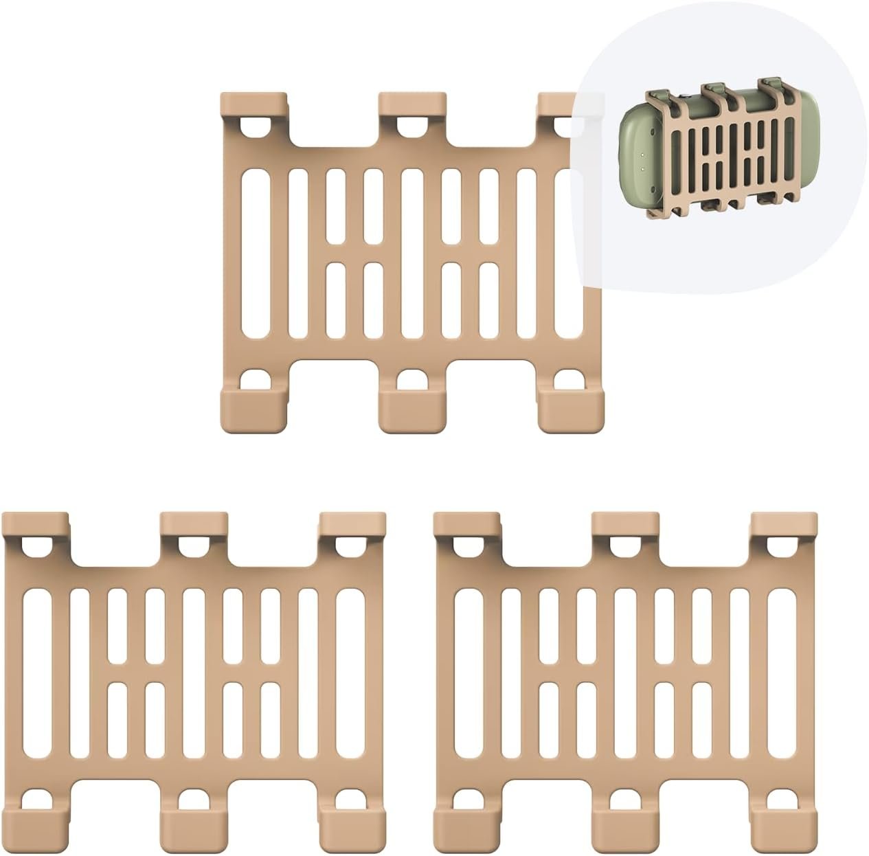 Tractive GPS Dog XL Tracker Rubber Attachment Clips (Pack of 3)