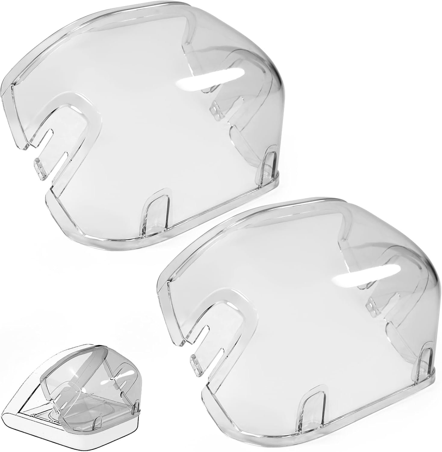 Rear Cover for Automatic Microchip Cat Pet Feeder – Prevents Persistent Pet from Getting Food from The Back of The Feeder (2 Pack)
