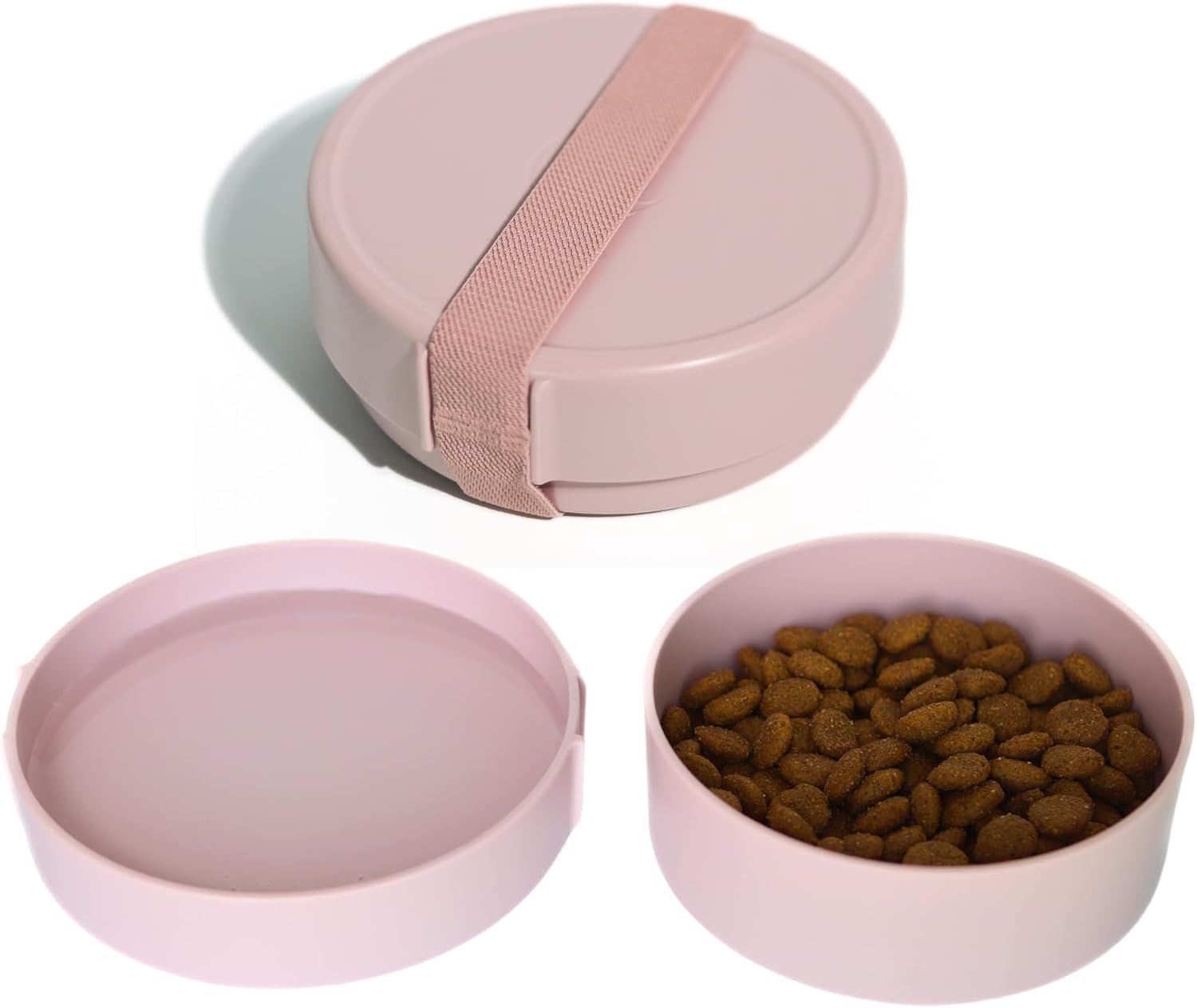 Barkin’ Trails Travel Dog Bowls, Portable Outdoor Water, BPA-Free Water Bowl Set, Food Grade Plastic Dog Travel Bowl, Dog Camping Essentials, Travel Container