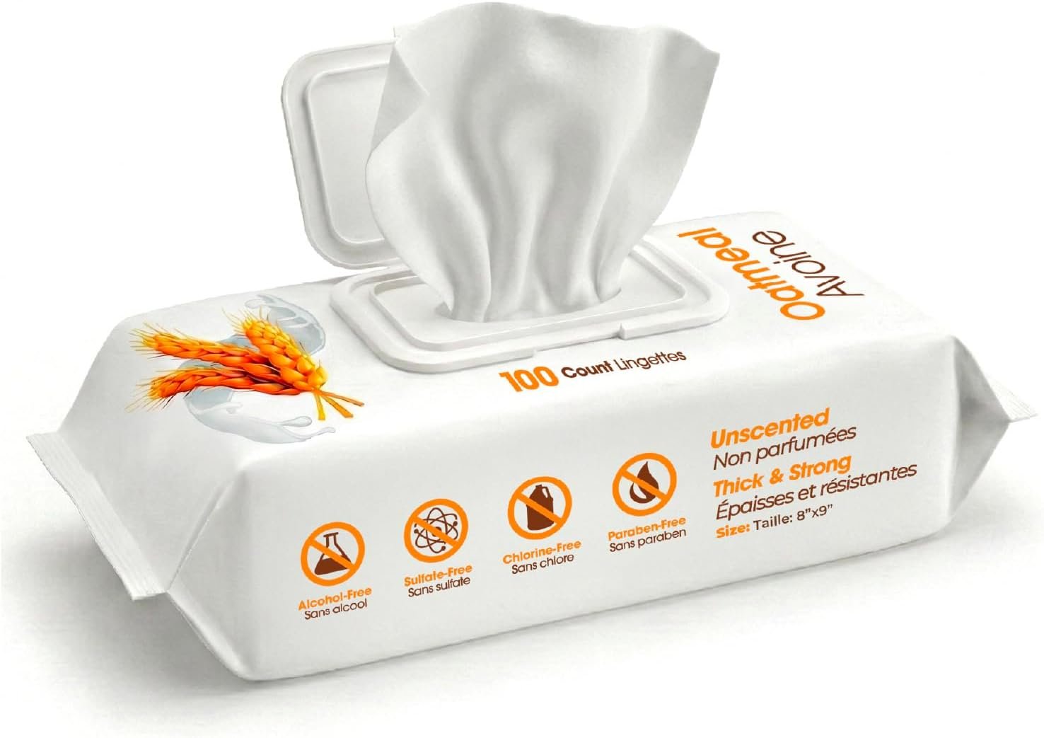 Best Pet Supplies Cleaning Dog Wipes – Soothing Oatmeal, 100 Count