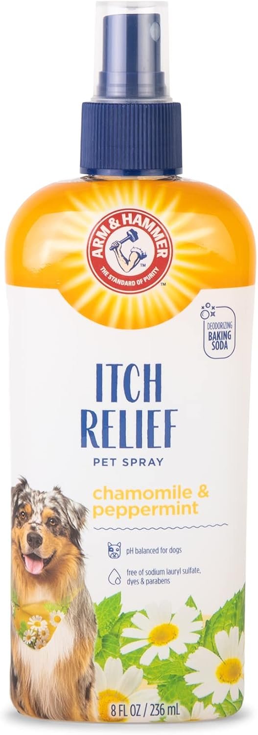 Arm & Hammer Dog Itch Relief Spray, Chamomile & Peppermint, 8 Fl Oz