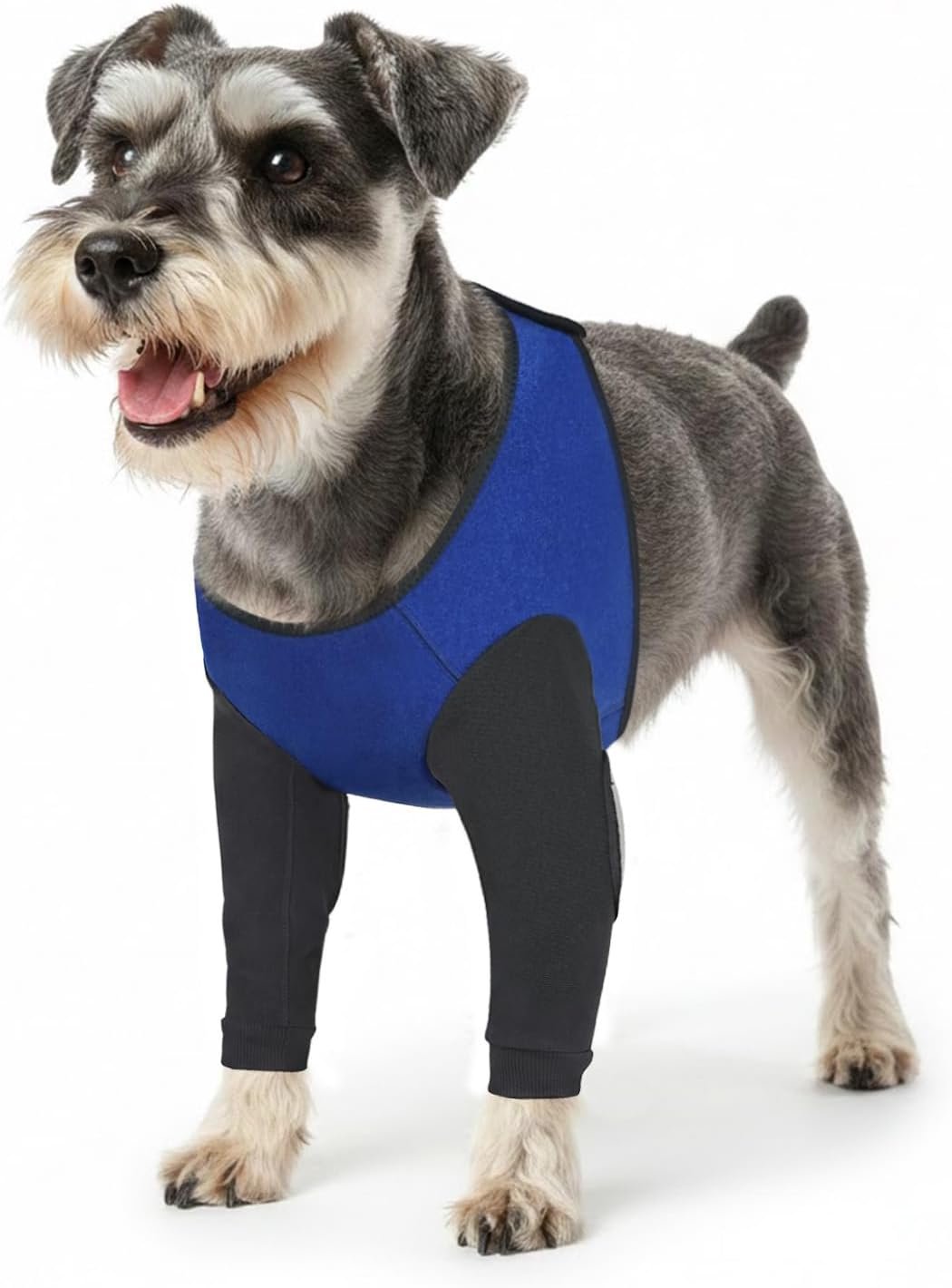 Dog Front Leg Sleeve to Stop Licking, Dog Elbow Protector for Surgery, Hot spot, Wound, Stitche, Granuloma, Skin Issues, Soft Breathable Cover for Large Medium Small Dogs, S