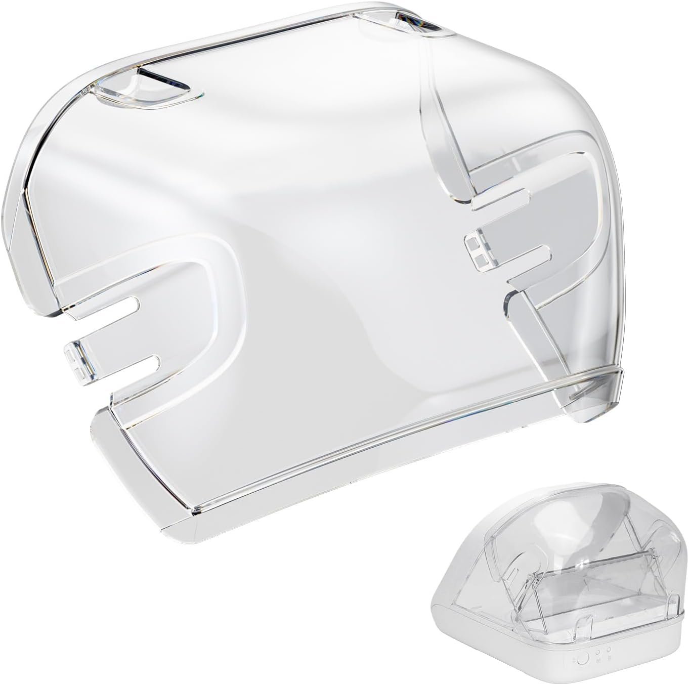 Rear Cover for Automatic Microchip Cat Feeder, Replacement Pet Feeder Cover with Anti-Theft Food Guard, Prevent Stubborn Pets from Accessing Food from Back, Dust Proof & Easy Installation (1 Pack)