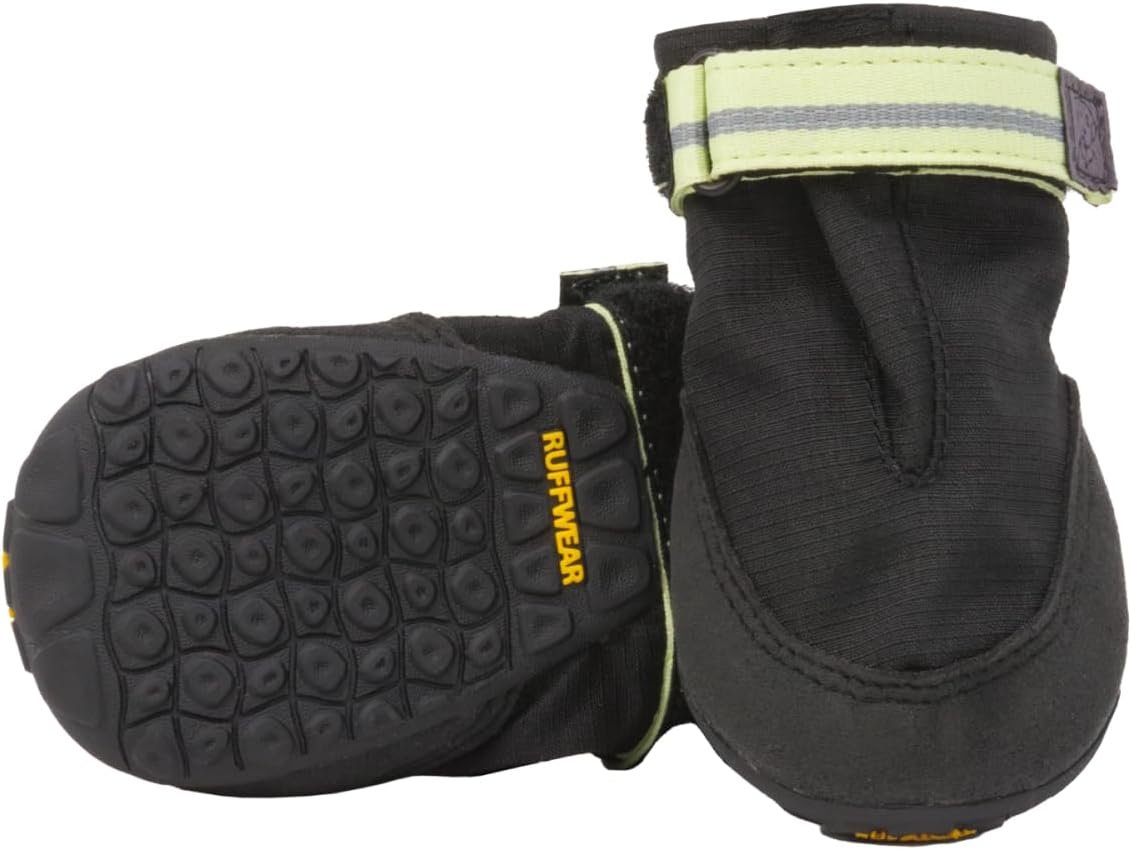 Ruffwear, Summit Trex Dog Shoes – 2 Count, Obsidian Black, 2.25″