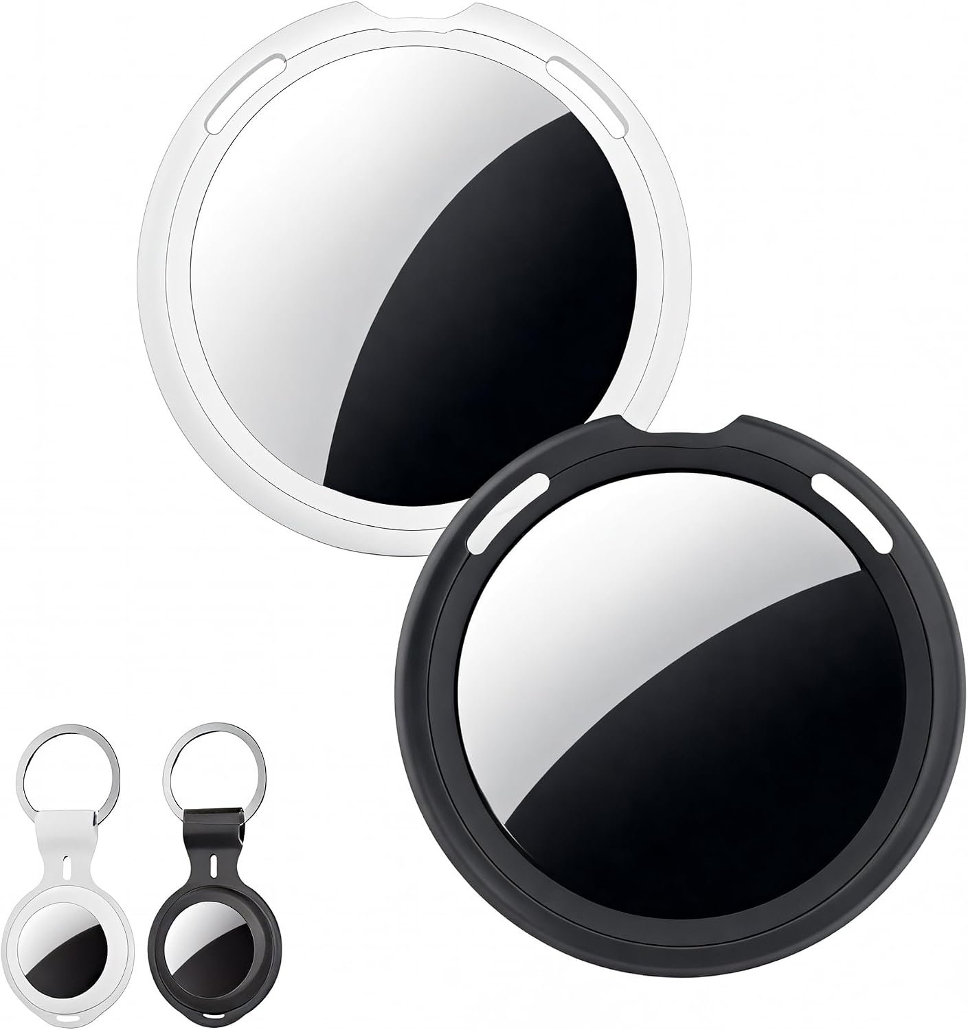 Tracker Tags 2 Pack[Apple MFi Certified]Works with Apple Find My (iOS Only)