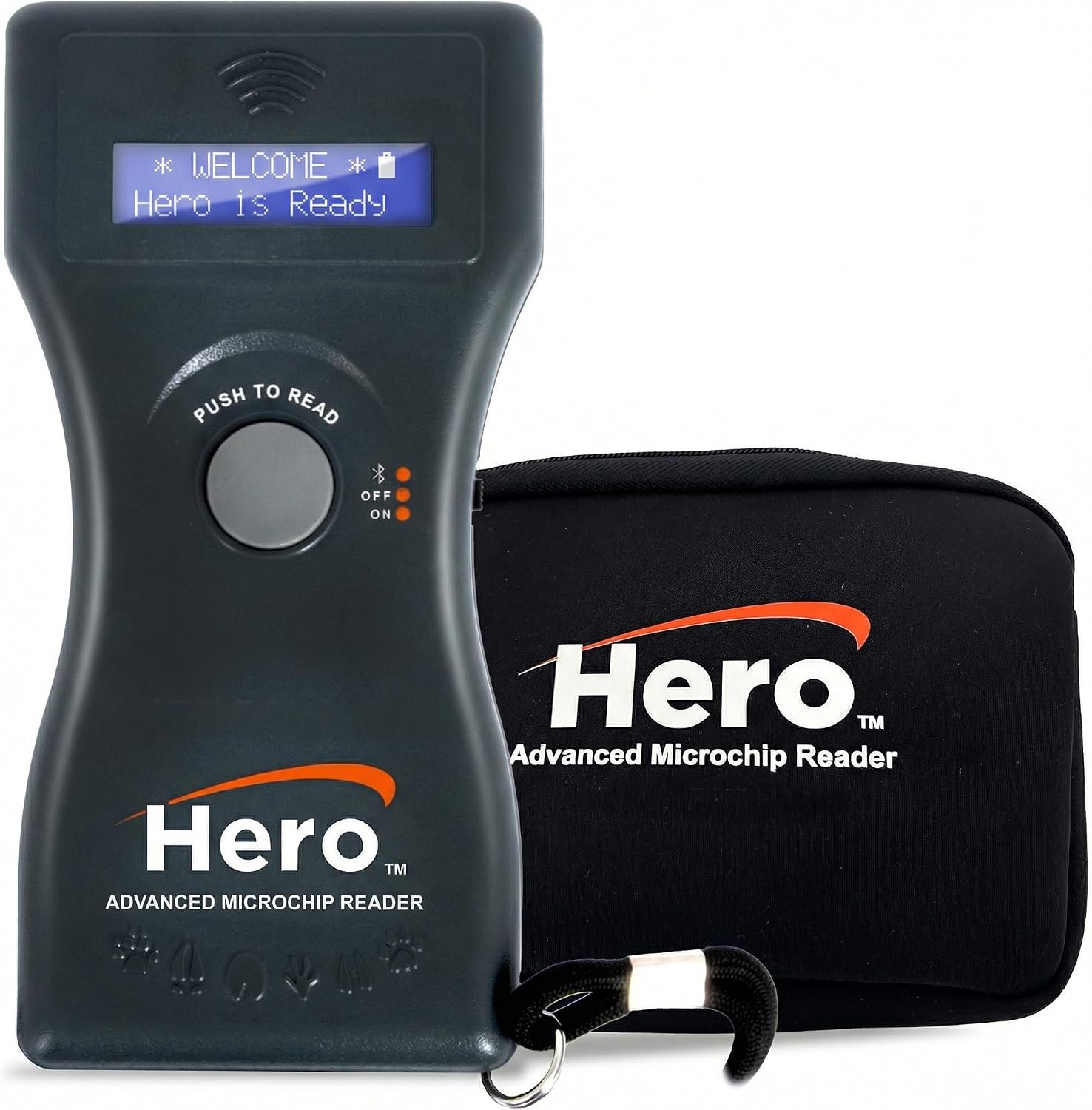 Hero Universal Microchip Scanner for ISO & Non-ISO Pet Microchip, Bluetooth