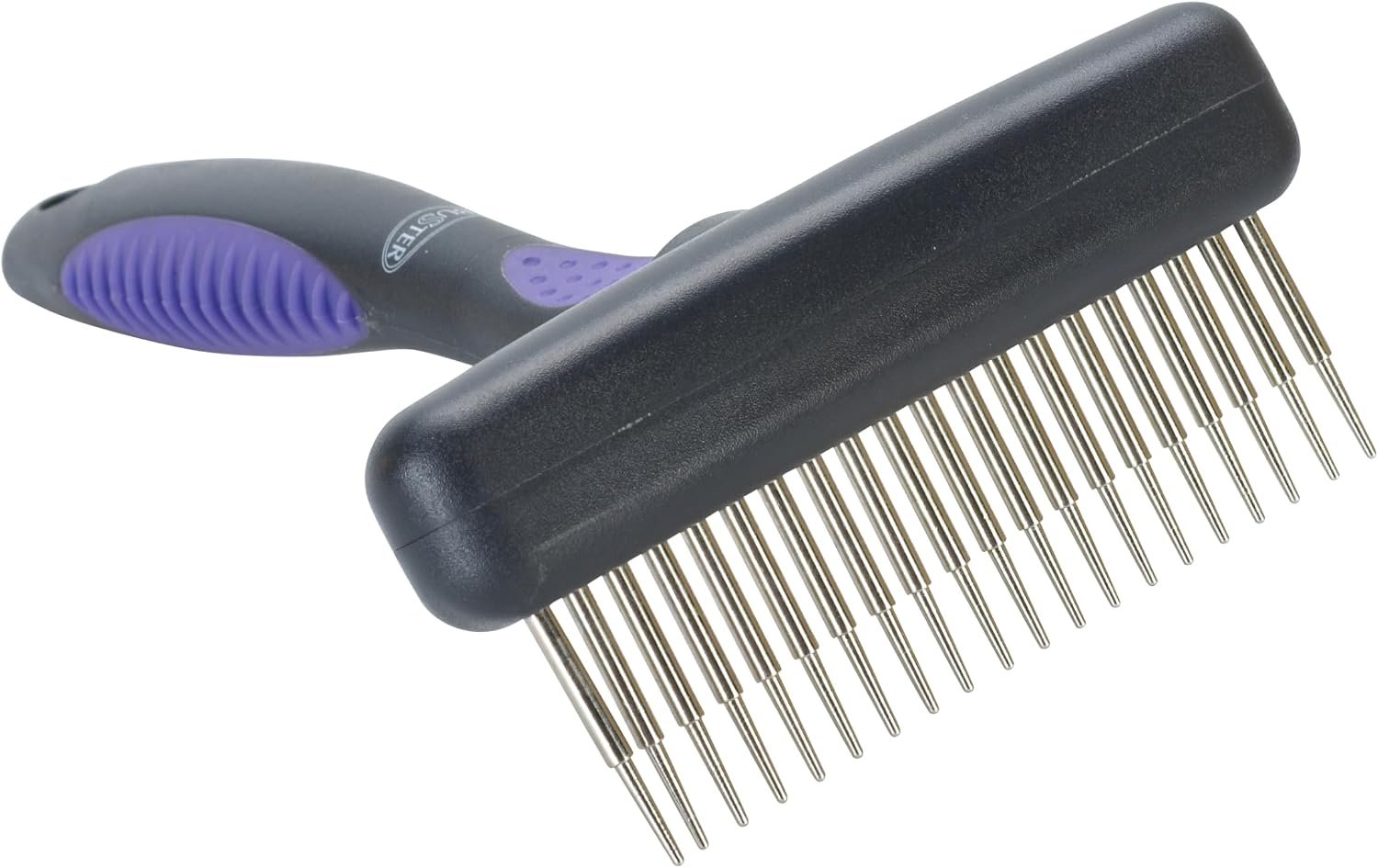 Kruuse Buster Flexible Undercoat Rake 20 Long Pins for Dogs – Gently Removes Loose Hair & Reduces Shedding