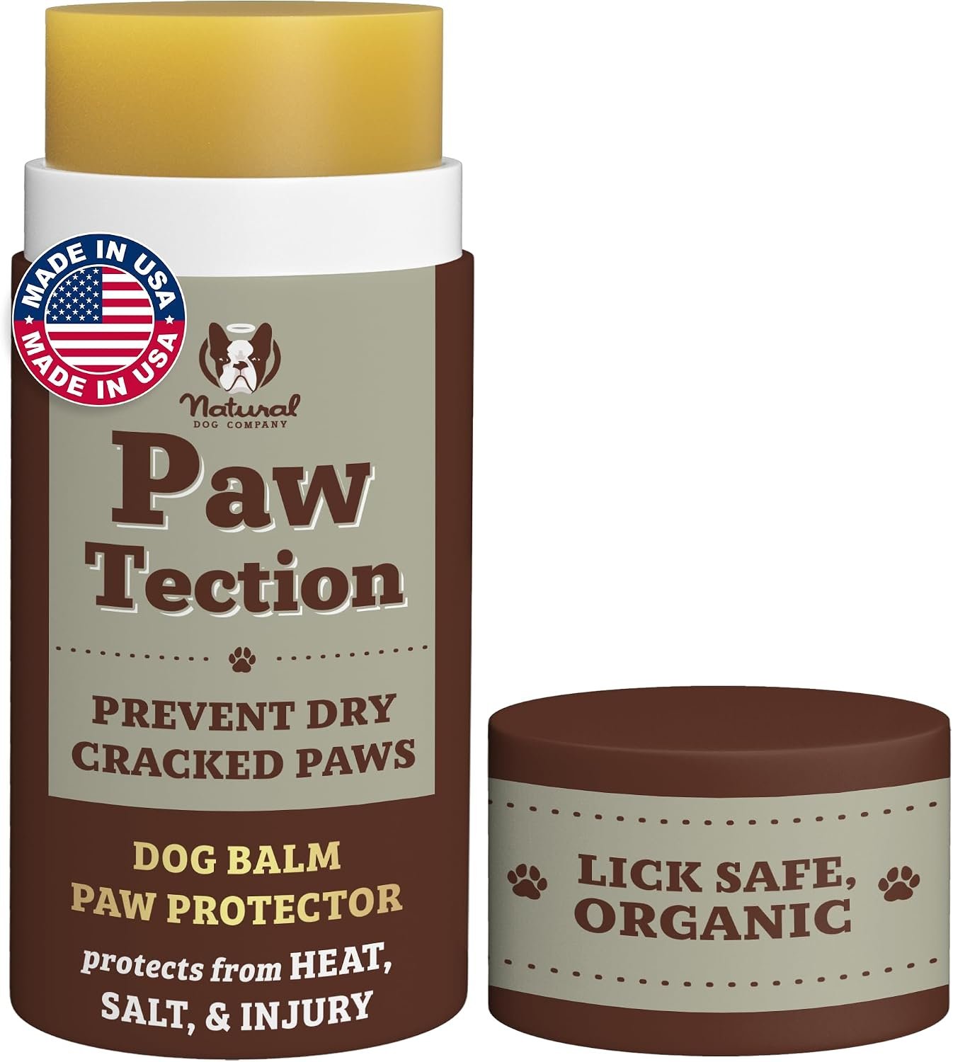 Natural Dog Company PawTection Dog Paw Wax – 2 oz Stick