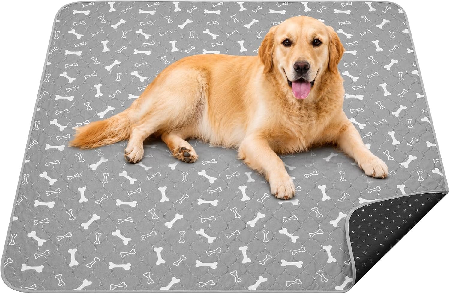 Washable Pee Pad for Dogs, 2 Pack Large Reusable Puppy Pads, 36″x48″