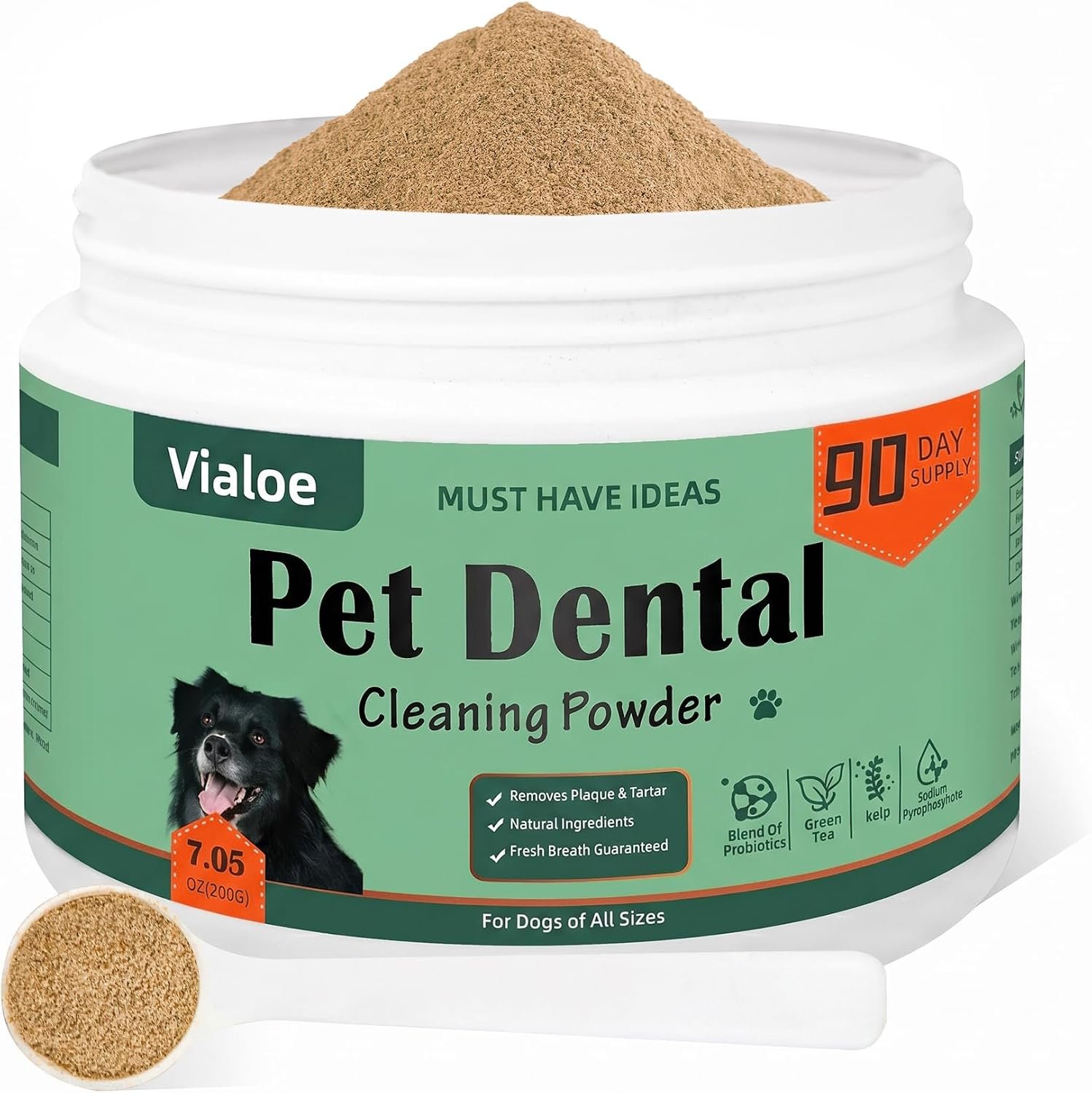 Dog Teeth Powder 200g – Plaque Remover | 90-Day Supply