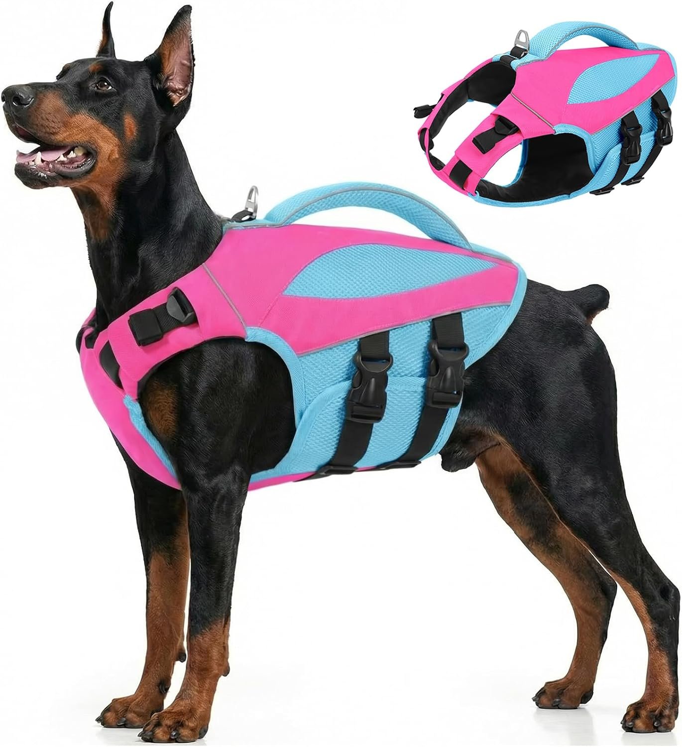 AOFITEE Large Dog Life Jacket High Buoyancy Dog Life Vest for Swimming, XL