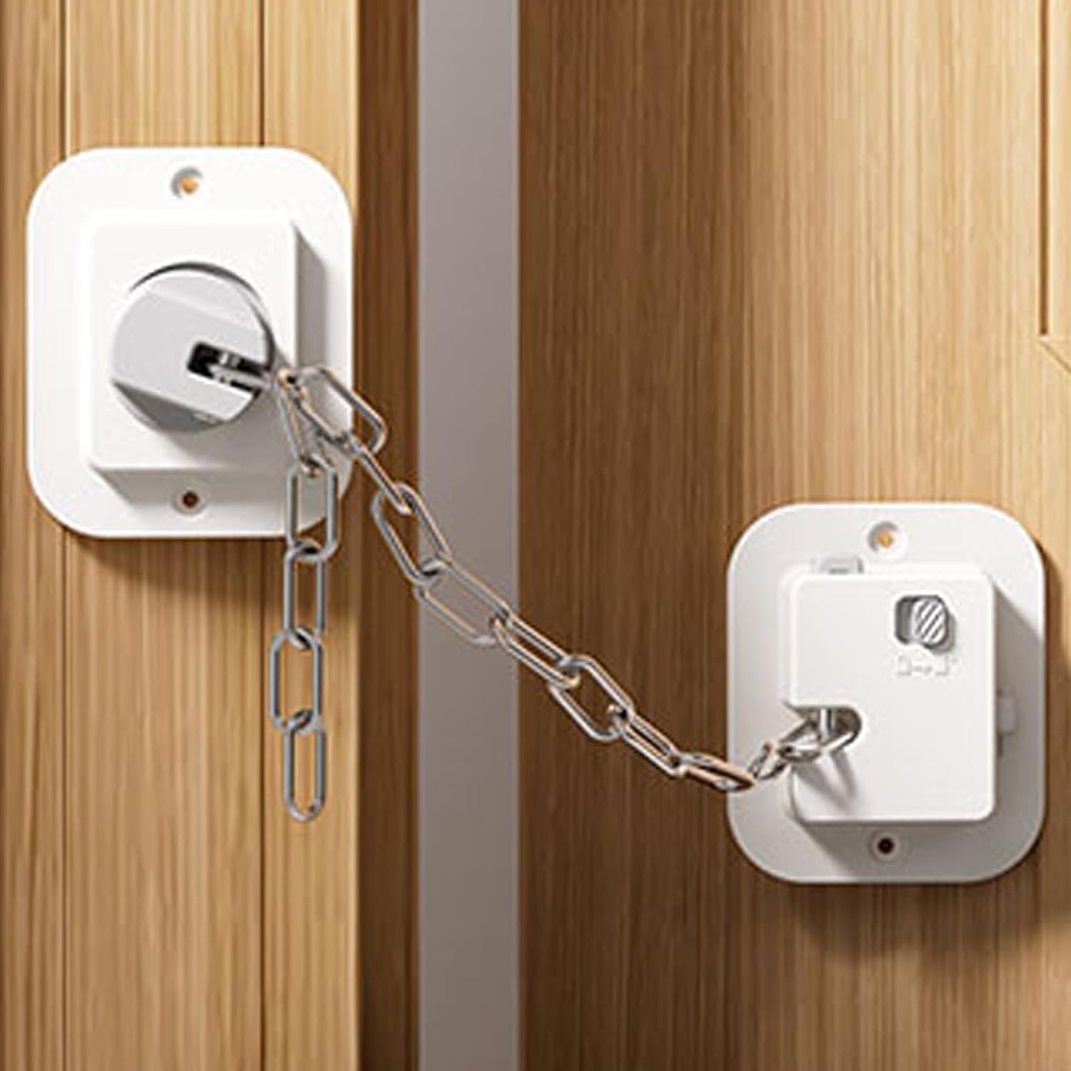Child Proof Door Lock, Adjustable Latch, 1 Pack