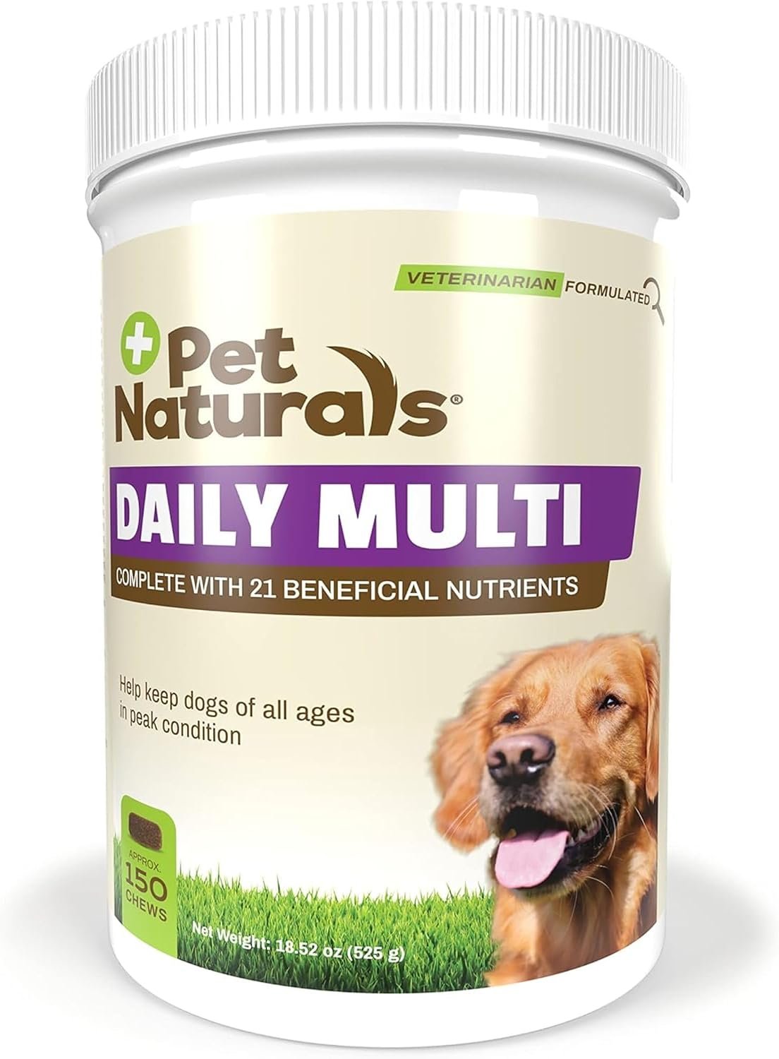 Pet Naturals Daily Multivitamin Soft Chews for Dogs, Veggie, 150 Count