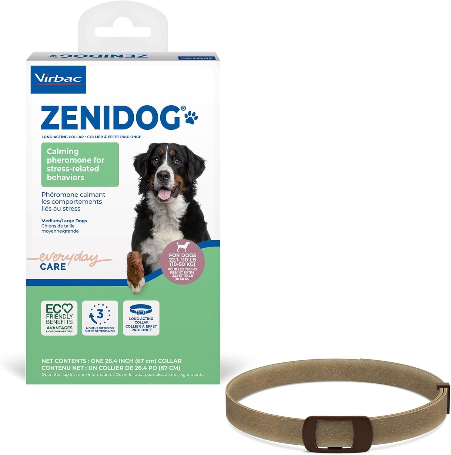 ZENIDOG Long-Acting Collar Medium & Large Dog|Supports Stress Relief