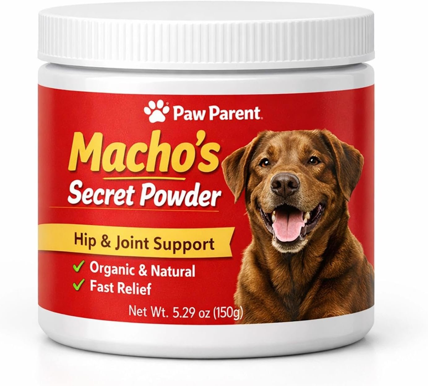 HappyWags Paw Parent Macho’s Secret Powder for Dogs, Joint Support(1pc)