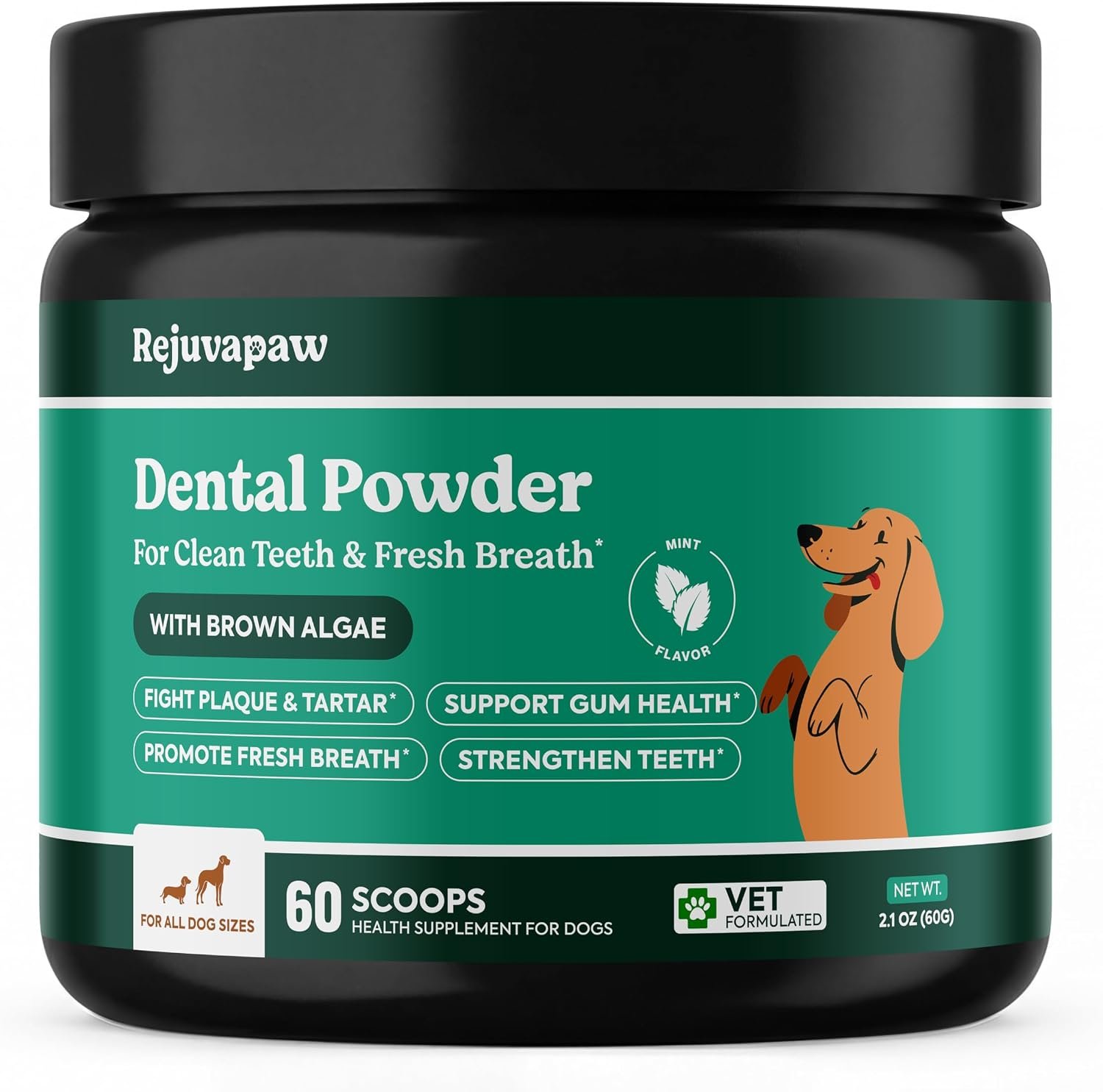 Dog Dental Powder – Breath Freshener – Teeth Cleaning Made Easy