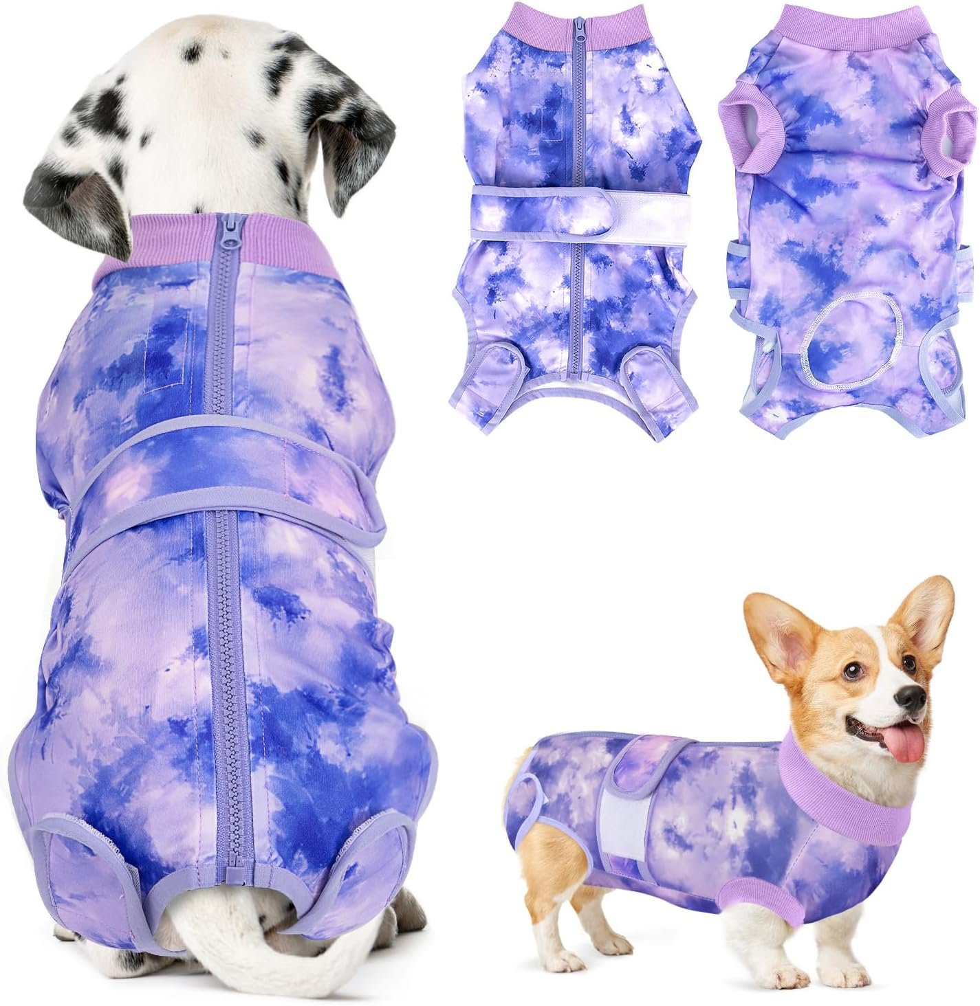 Lukovee Recovery Suit for Dogs, Spay Neuter Surgery Suit Onesie Female Male