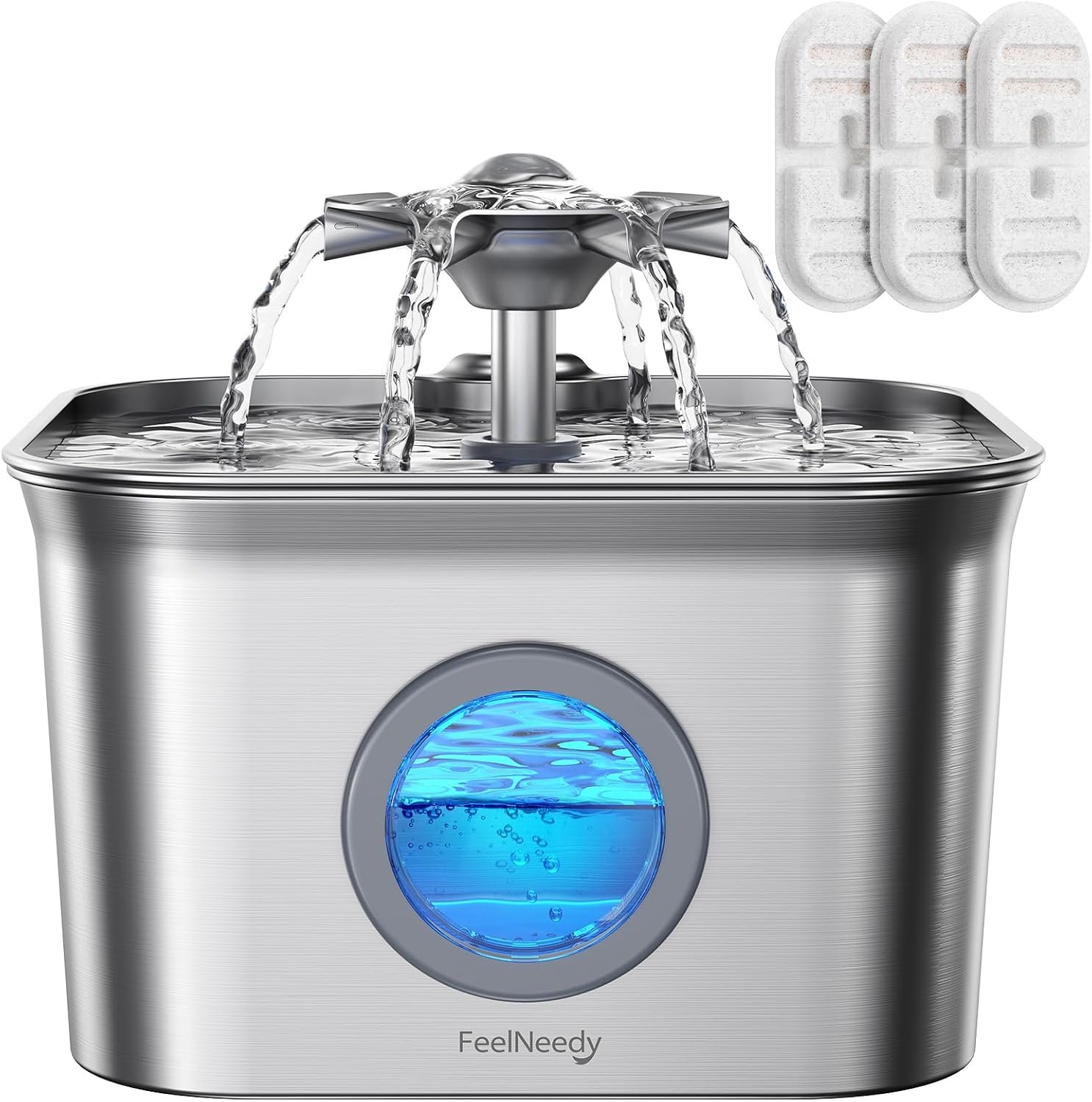 Cat Water Fountain Stainless Steel: 99oz/2.8L Auto Pet Drinking Fountain