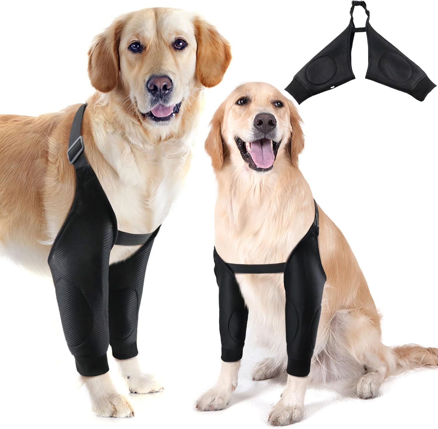 Dog Elbow Protector Breathable Mesh Elbow Pads Sleeves for Calluses, 2XL