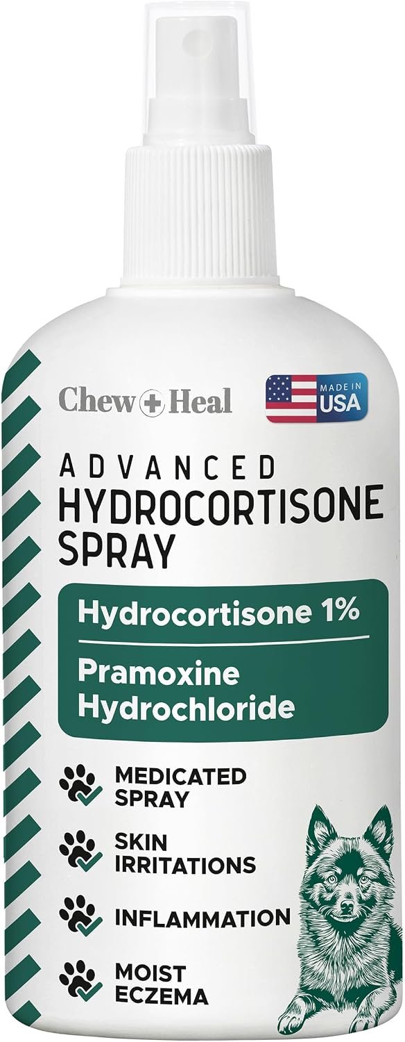 Hydrocortisone Spray for Dogs – 4 oz Anti Itch Spray for Dogs