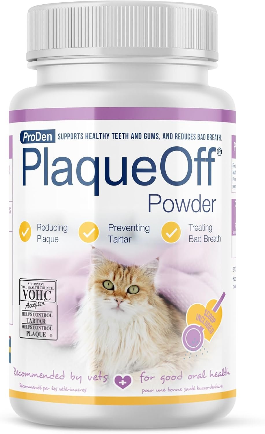 ProDen PlaqueOff Powder for Cats – Cat Plaque Remover – 40g