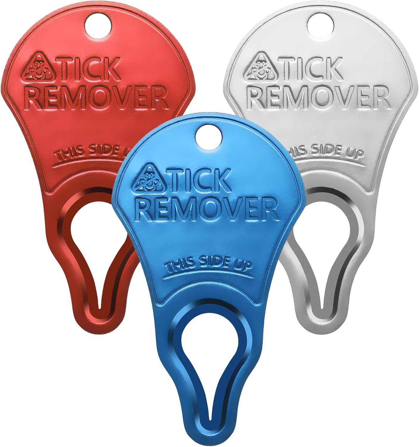 Tick Remover Tool Portable, Tick Removal for Pet and Humans, Safe and Reliable, Pain-Free, Essential Tools for Outdoor Activities- 3 pcs