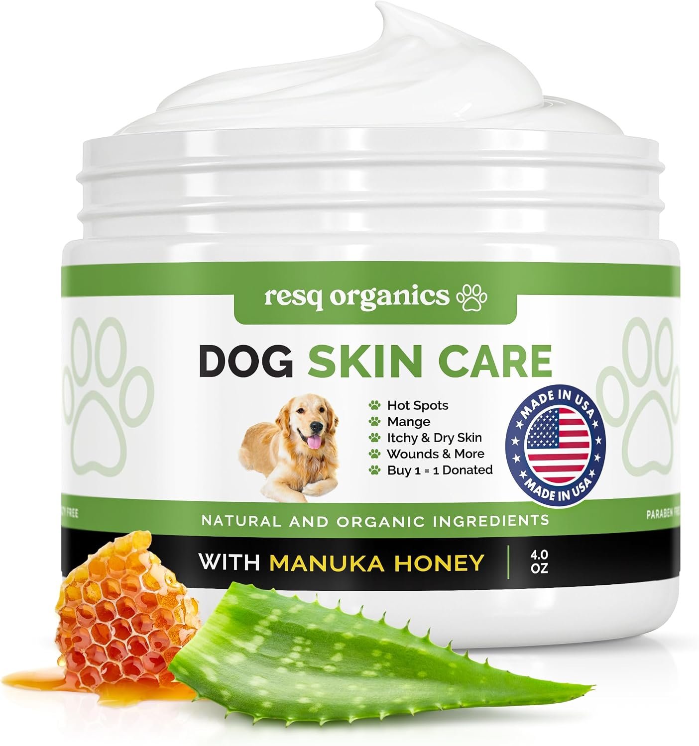 Hot Spot Treatment for Dogs – Pet Wound Care, Healing Ointment (4 Oz.)