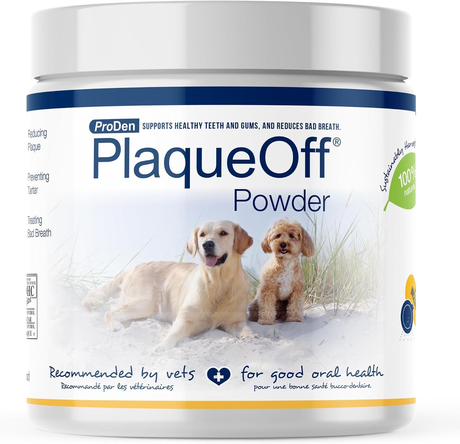 ProDen PlaqueOff Powder – Cat & Dog Tartar and Plaque Remover – 420g
