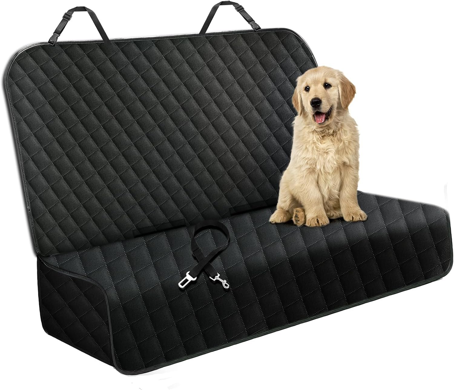 Meolsaek Dog Car Seat Cover Back Seat,Waterproof Nonslip Seat Protector
