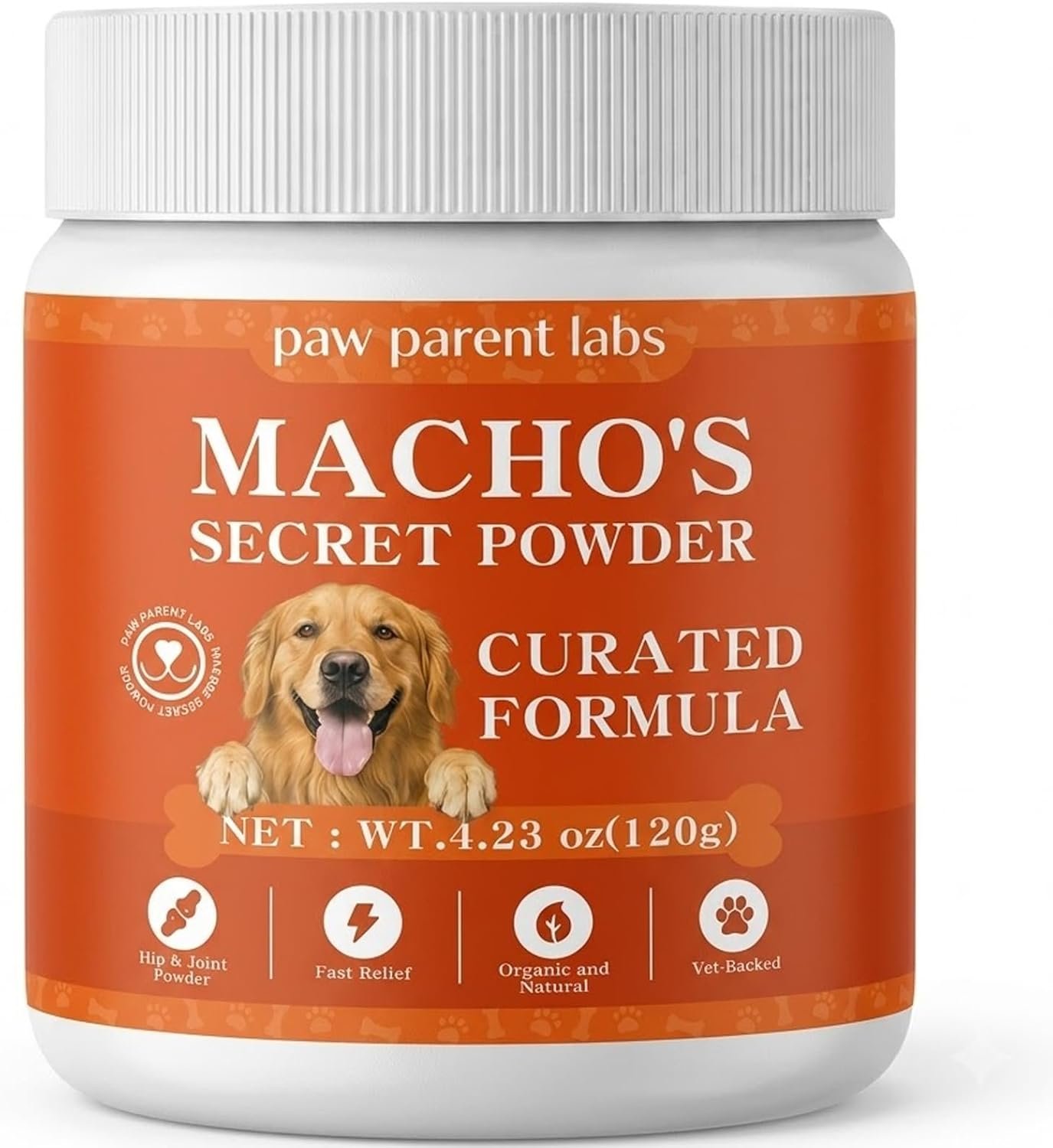 Machos Secret Powder,Green Lipped Mussel-Dog Hip&Joint,120g