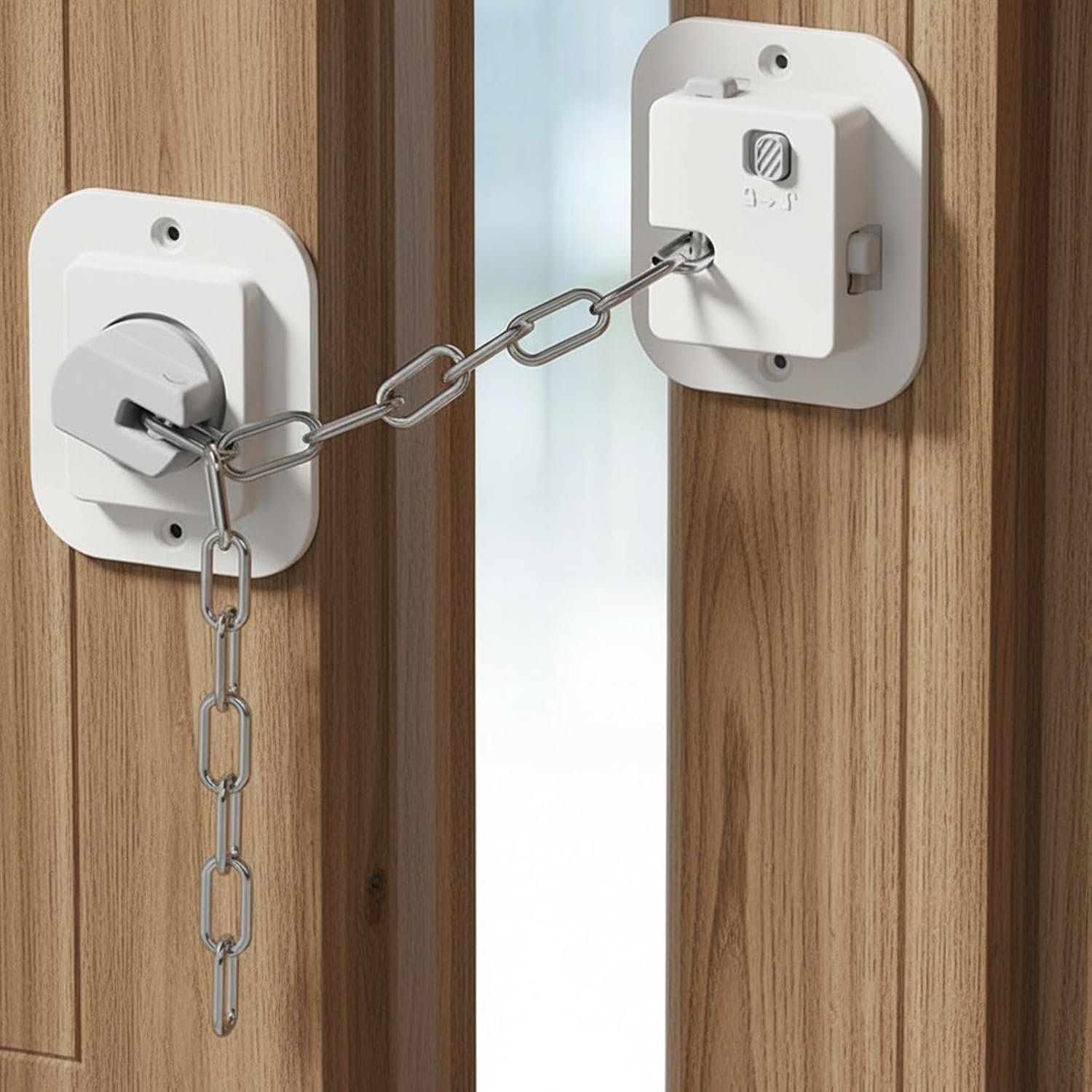 Yeya Child Proof Door Lock Latch with Adjustable, 2 Pack