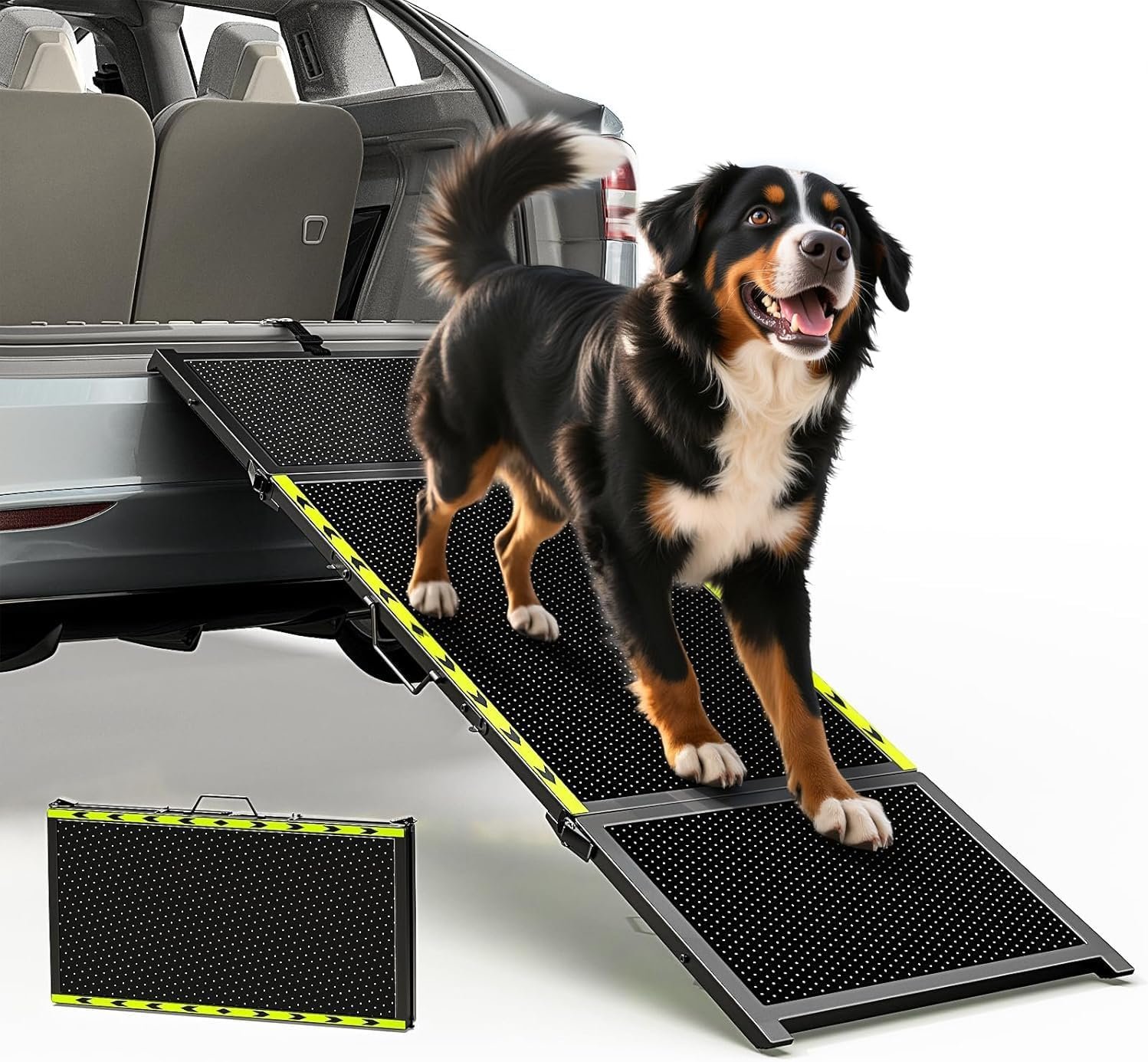 Pawaboo 67″ L & 20″ W Longest Dog Ramp for Car Foldable, Up to 200 LBS