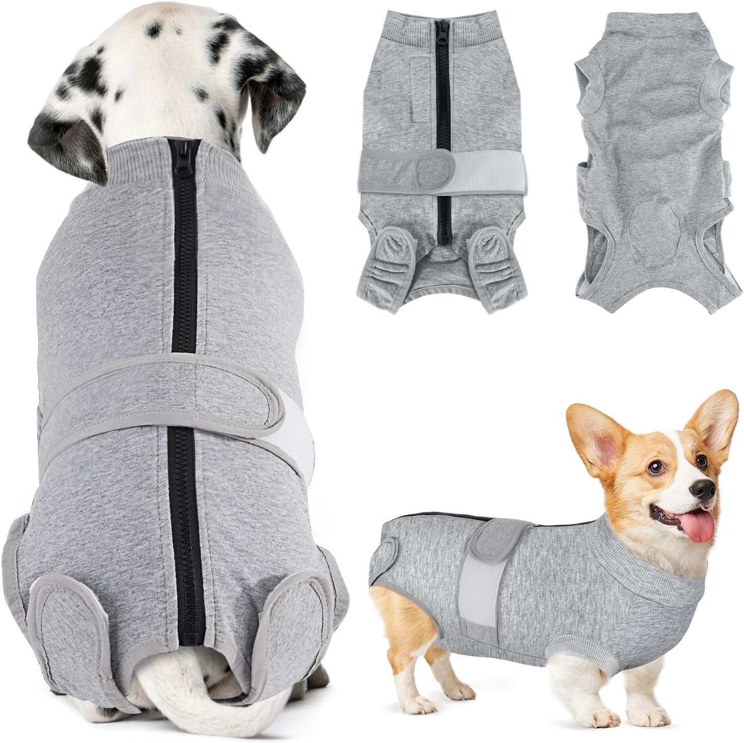 SlowTon Dog Surgery Recovery Suit, Dog Onesie for Female Male Spay Neuter